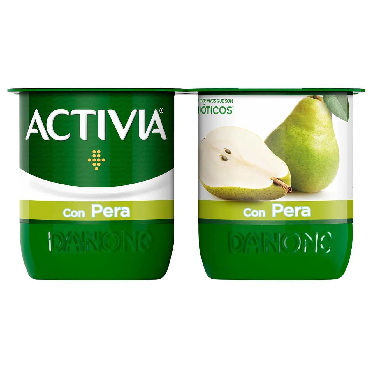 Bifidus con trocitos de jugosa pera de Danone 4 x 120 g.