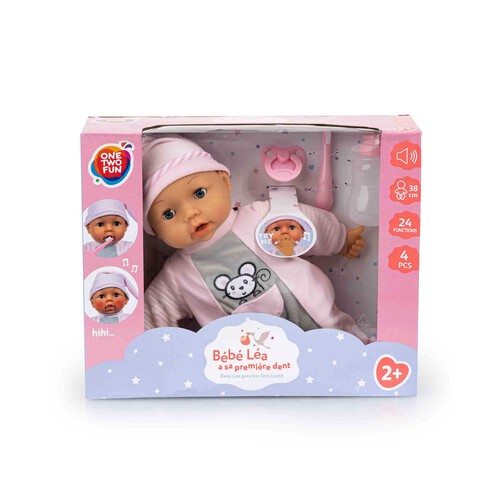 Alcampo Mi Bebe 38 Cm Dientes MAGICos ONE TWO FUN ALCAMPO Oferta