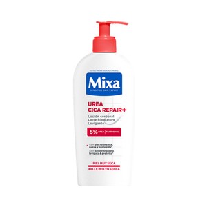MIXA Urea cica repair + Loción corporal reforzante, para pieles muy secas 250 ml.
