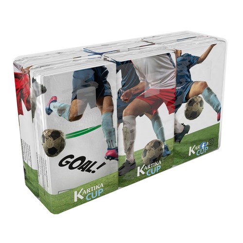 KARTIKA Pañuelo world club 4C pack de 6X9 C24