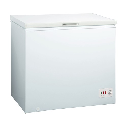 Arcón congelador SELECLINE HS 384CN, clasificación energética: F, H: 85cm, A: 111,5cm, F: 67cm, capacidad total: 295L.
