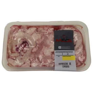 Bandeja con entresijos de cordero MECA