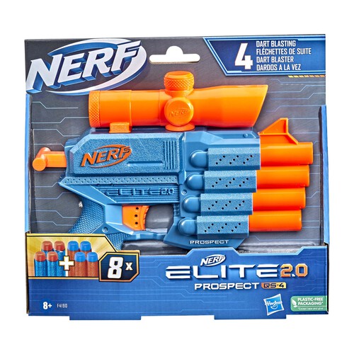 Nerf Elite Prospect Qs-4 +8 Años Alcampo ¡Haz tu Compra