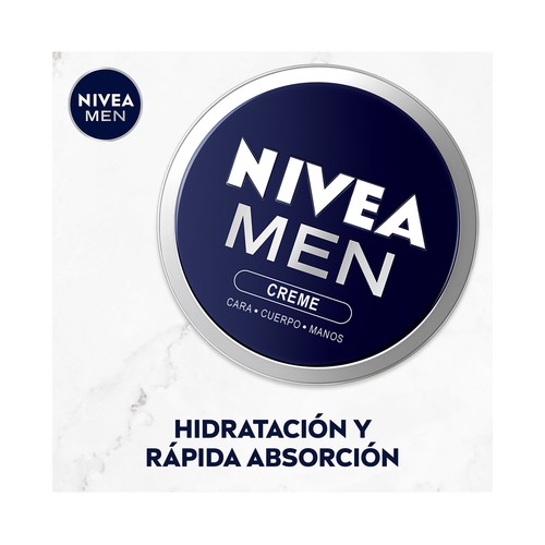 NIVEA Men creme Crema hidratante no grasa, para cara, cuerpo y manos 150 ml.
