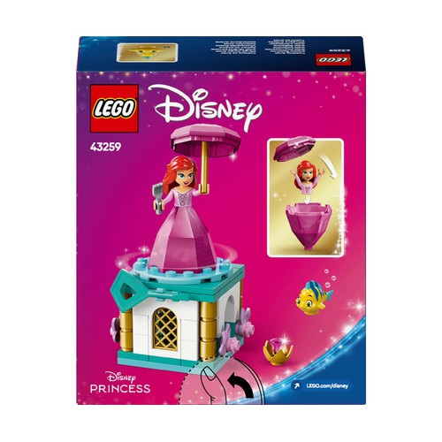 LEGO Disney Princess Ariel Bailarina 43259, 93 piezas, +5 años.