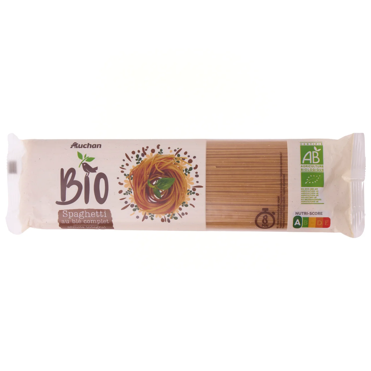 PRODUCTO ALCAMPO Bio Spaghetti de trigo integral ecológico 500 g.