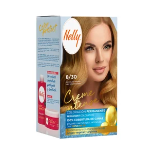 NELLY Creme intense Tinte tono 8/30 rubio claro dorado.