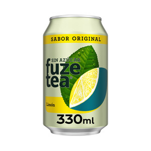Imagen de FUZE TEA Bebida te limón sin azúcar original lata 330ml