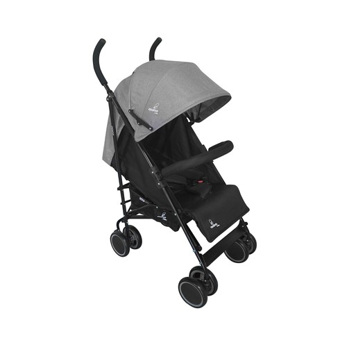 Silla de paseo para bebés desde 6 meses hasta 15 kg, color negro, Tokio Antracita, ASALVO.