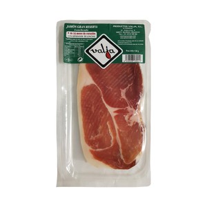 Valja Jamón Gran Reserva (+ de 15 Meses de Curación) Cortado en Lonchas con Separador Valja 150 G.