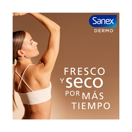 SANEX Desodorante roll on para mujer con protección anti transpirante hasta 48 horas SANEX Dermo sensitive 50 ml.