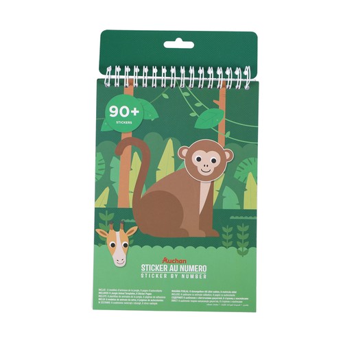 Alcampo Set de actividades pegatinas por números AUCHAN