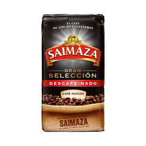 Imagen de SAIMAZA Café molido descafeinado Gran Selección 250 g,