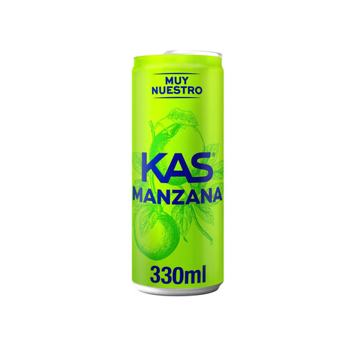 KAS Refresco de manzana lata de 33 cl.