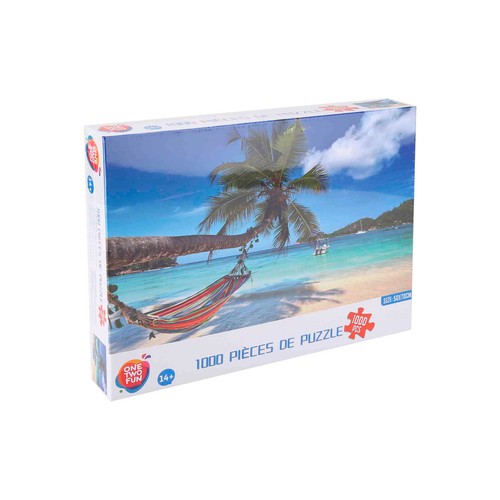Puzzle Paisajes y Ciudades 1000 Pzs ONE TWO FUN ALCAMPO