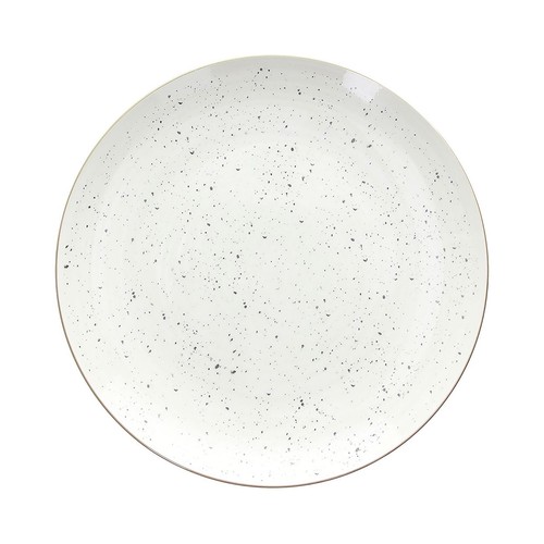 Plato de postre porcelana 19,5cm, modelo metrópolis blanco TOGNANA.
