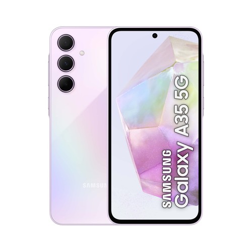 SAMSUNG Galaxy A35 5G violeta, 128GB + 6GB, móvil 17cm (6,6"). SM-A356BLVBEUB