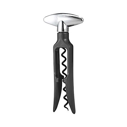 Sacacorchos manual con cuerpo ABS y con mango de aleación de zinc con metal cromado, ACTUEL