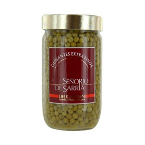 Imagen de SEÑORÍO DE SARRIÁ Guisantes al natural extra finos frasco de 445 g.