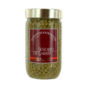 SEÑORÍO DE SARRIÁ Guisantes al natural extra finos frasco de 445 g.