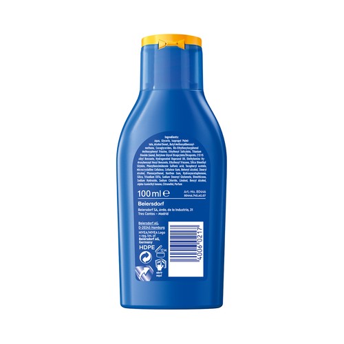 NIVEA Sun protege & hidrata Protector solar hidratante en crema con FPS 50+ (muy alto) 100 ml.