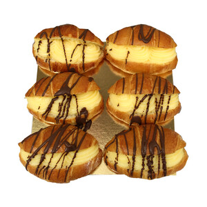 Imagen de Croissant mini relleno de crema, 6 uds, 280g.