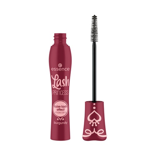 ESSENCE Lash princess tono burdeos Máscara de pestañas efecto pestañas postizas.