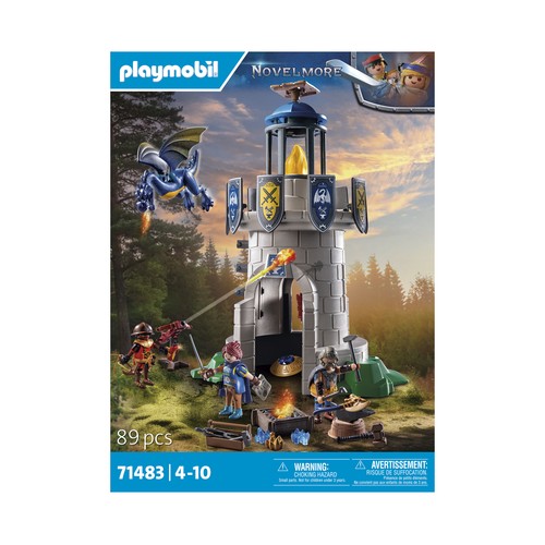 PLAYMOBIL. 71483 Torre de caballeros con herrero y dragón