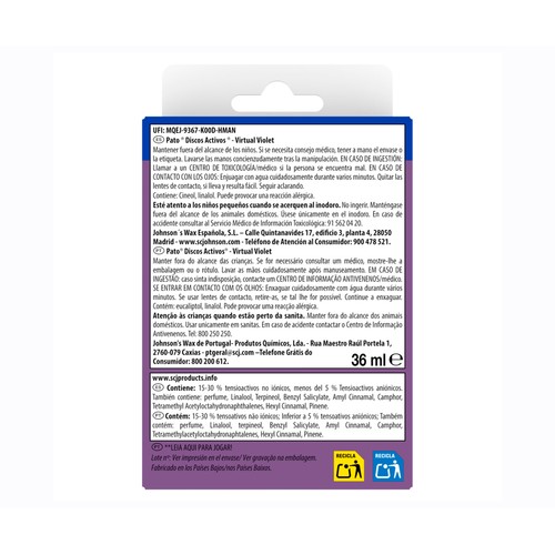 PATO Discos wc apto virtual 36 ml.
