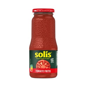 SOLÍS Tomate frito, sabor 100% frasco 360 g.