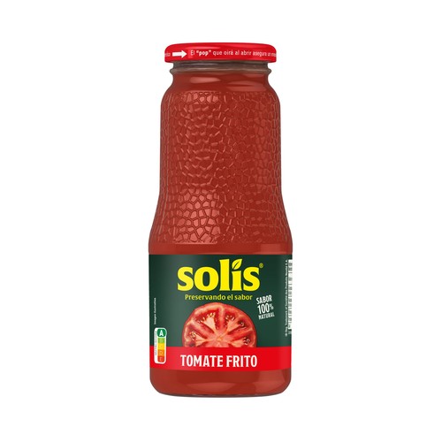 SOLÍS Tomate frito, sabor 100% natural frasco 360 g.
