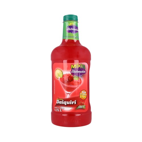 MIXES LA CELEBRACIÓN  Bebida refrescante de daiquiri sabor a fresa sin alcohol botella 1,75 l.