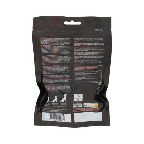 PETS UNLIMITED Huesos con salmón 150 g.
