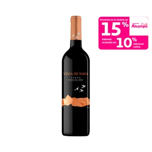 VEGA DE NAVA Vino tinto con D.O. Ribera del Duero botella 75 cl.