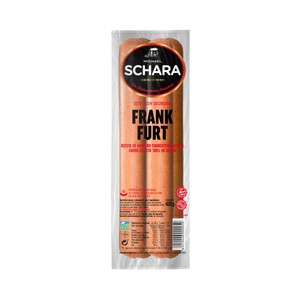 Salchichas cocidas y ahumadas tipo Frankfurt, especiales para parrilla 400 g