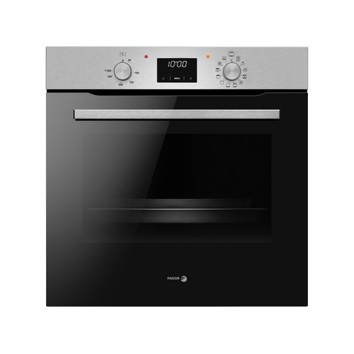 Horno multifunción FAGOR 9H-185BX Inox antihuellas, capacidad: 77L., A, A: 59,5cm, H: 59,4cm F: 57cm.