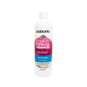 BABARIA Champú anticaspa de cebolla 380 ml.