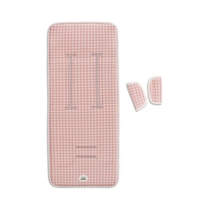Imagen de Colchoneta para silla de paseo universal Vichy Rosa INTERBABY.