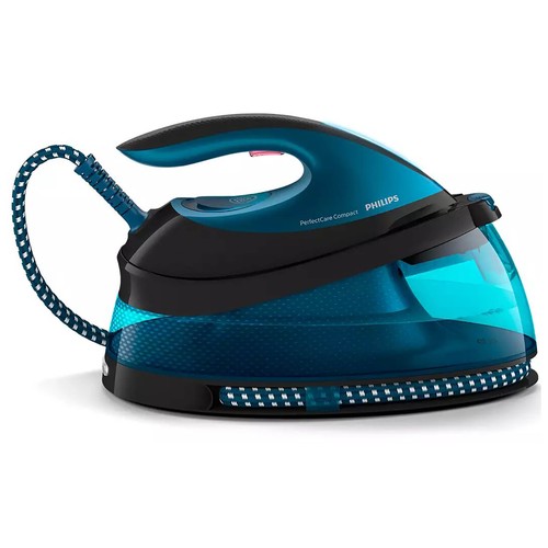 Centro de planchado PHILIPS PerfectCare Compact GC7846/80, suela SteamGlide, autonomía ilimitada, 6,5 bares de presión.