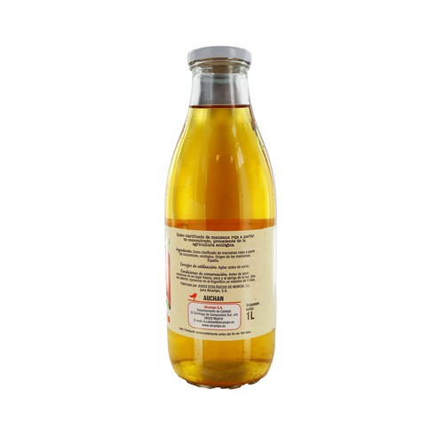 PRODUCTO ALCAMPO Bio Zumo de manzana roja procedente de agricultura ecológica bote 1 l.