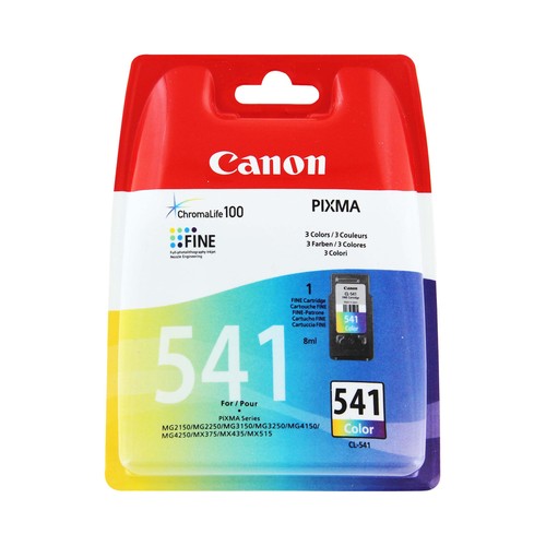 Cartucho de tinta CANON CL-541 tricolor.