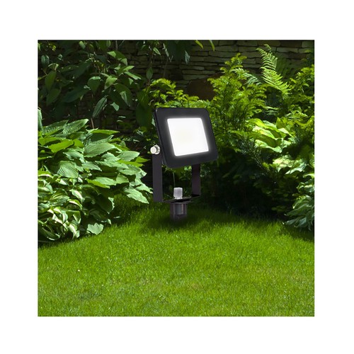 Foco proyector MUVIT iO foco proyector wireless mesh, WiFi, RGB+CCT, 1600 lm, 20W, compatible asistentes virtuales.