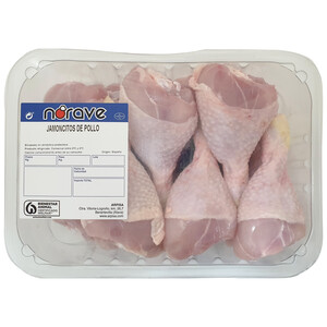Imagen de NORAVE Jamoncitos de pollo blanco con piel Bandeja.