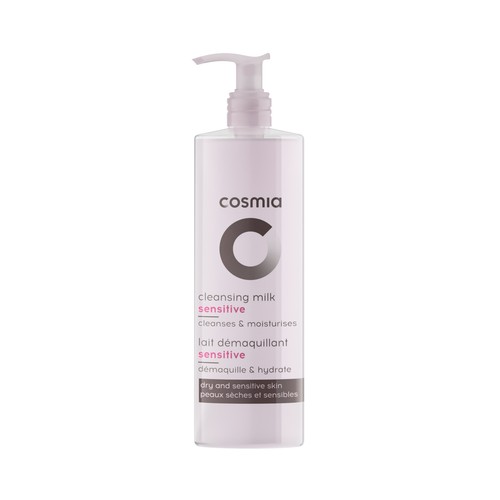 COSMIA Leche desmaquillante con extracto de jazmín, para pieles secas o sensibles 250 ml.