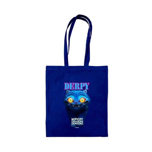 K-POP Totebag azul marino,  Demon Hunters Derpy. PYRAMID POSTERS.