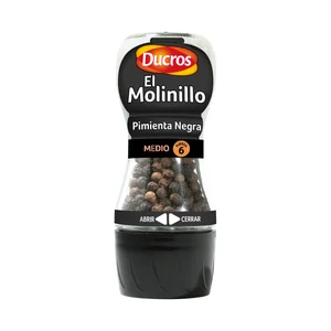 DUCROS Pimienta negra en molinillo 35 g.
