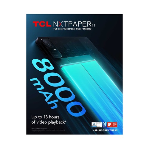 TCL NXTPAPER 11, 128GB + 4GB Ram, Tablet 27,9cm (11").