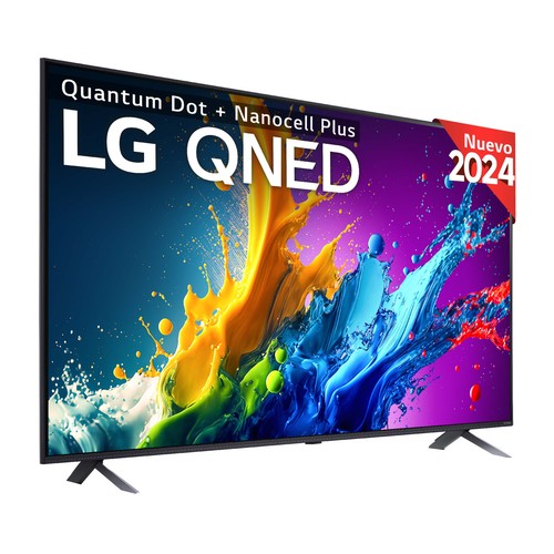 Televisión 139,7 cm (55") LG QNED 55QNED80T, 4K, SmartTV, webOS24,HDR10,3 HDMI, Bluetooth.