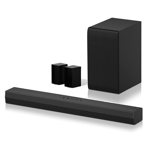 Barra de sonido 4.1 LG S40TR, 400W, color negro, Subwoofer inalámbrico, BLUETOOTH, USB.