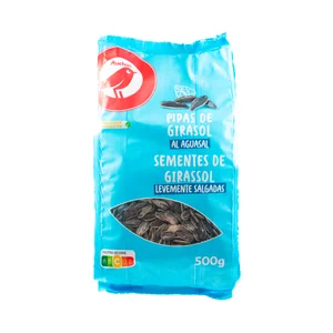 PRODUCTO ALCAMPO Pipas de girasol al aguasol PRODUCTO ALCAMPO 500 g.